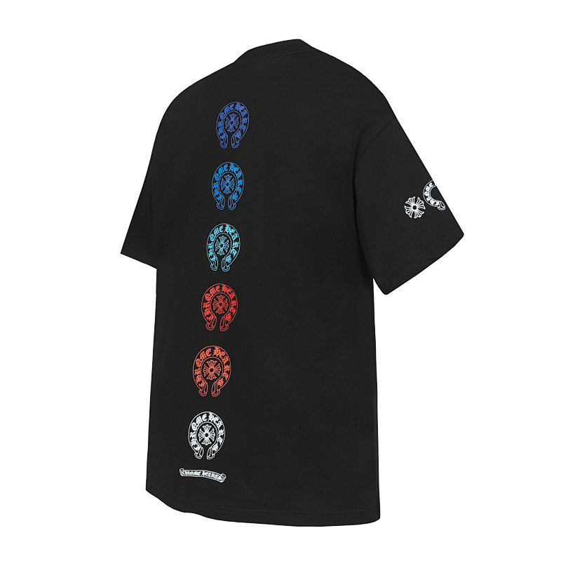 Chrome Hearts Black White Graphic 2226 Short Sleeve T-Shirt