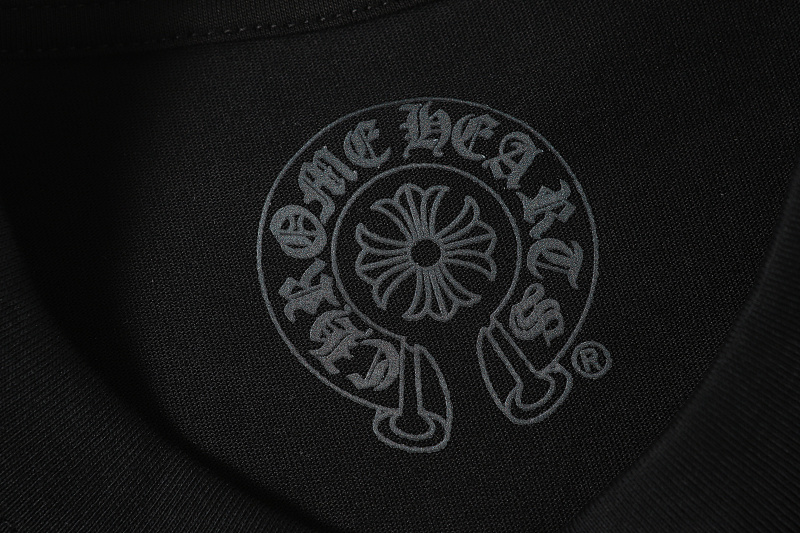 Chrome Hearts Black White Graphic 2226 Short Sleeve T-Shirt