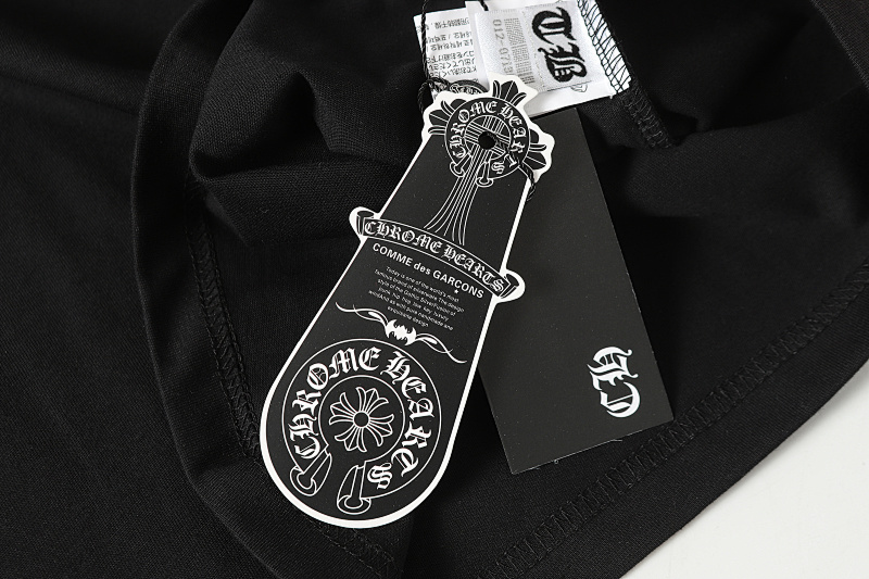 Chrome Hearts Black White Graphic 2226 Short Sleeve T-Shirt