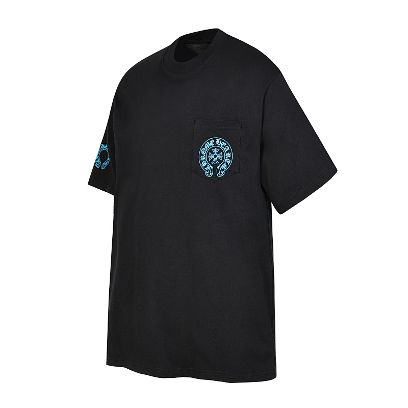 Chrome Hearts Black White Graphic 2228 Short Sleeve T-Shirt