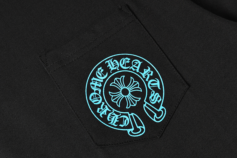 Chrome Hearts Black White Graphic 2228 Short Sleeve T-Shirt