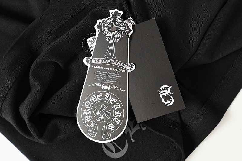 Chrome Hearts Black White Graphic 2228 Short Sleeve T-Shirt