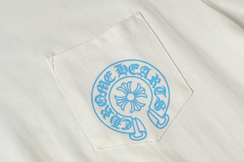 Chrome Hearts Black White Graphic 2228 Short Sleeve T-Shirt