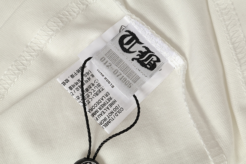 Chrome Hearts Black White Graphic 2228 Short Sleeve T-Shirt