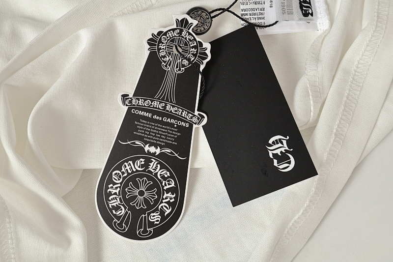 Chrome Hearts Black White Graphic 2228 Short Sleeve T-Shirt