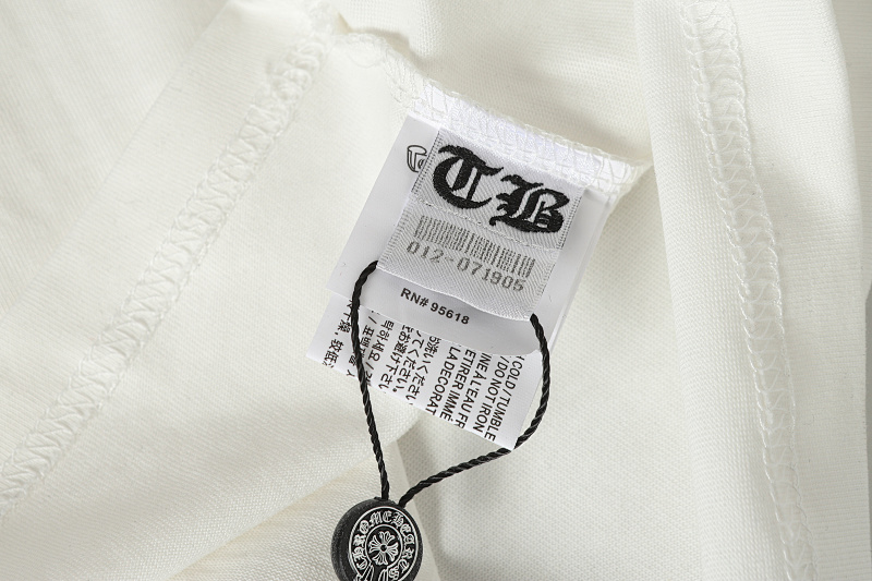 Chrome Hearts Black White Graphic 2229 Short Sleeve T-Shirt