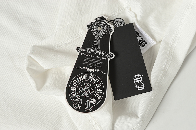 Chrome Hearts Black White Graphic 2229 Short Sleeve T-Shirt