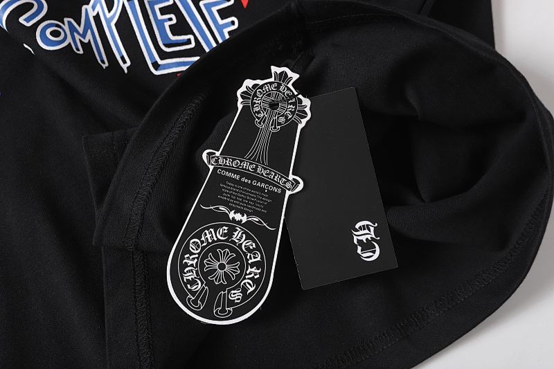 Chrome Hearts Black White Graphic 2230 Short Sleeve T-Shirt