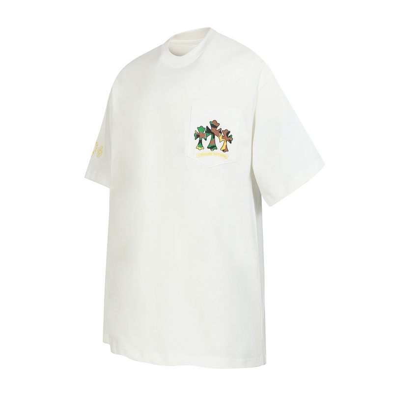 Chrome Hearts Black White Graphic 2231 Short Sleeve T-Shirt