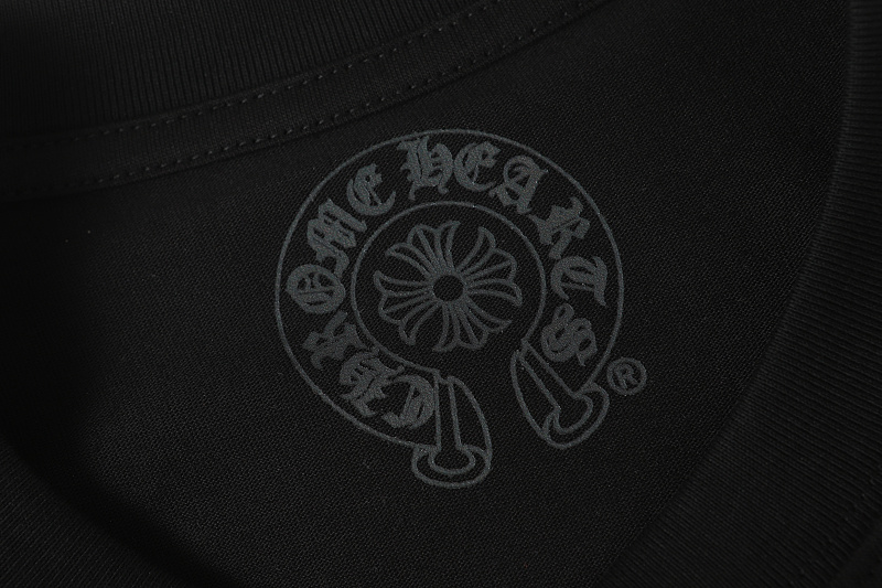 Chrome Hearts Black White Graphic 2231 Short Sleeve T-Shirt