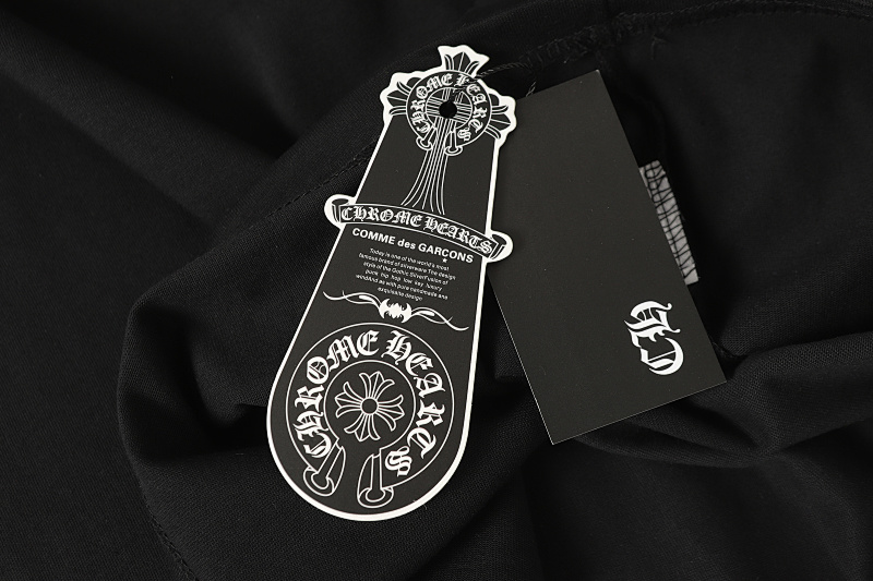 Chrome Hearts Black White Graphic 2231 Short Sleeve T-Shirt
