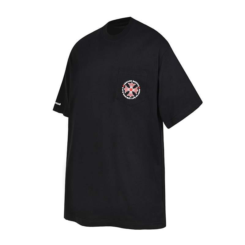 Chrome Hearts Black White Graphic 2232 Short Sleeve T-Shirt