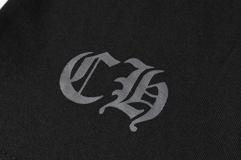 Chrome Hearts Black White Graphic 2232 Short Sleeve T-Shirt