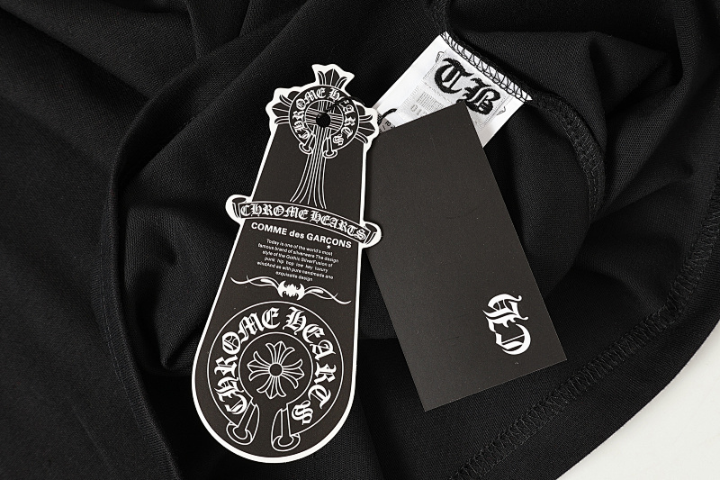 Chrome Hearts Black White Graphic 2232 Short Sleeve T-Shirt