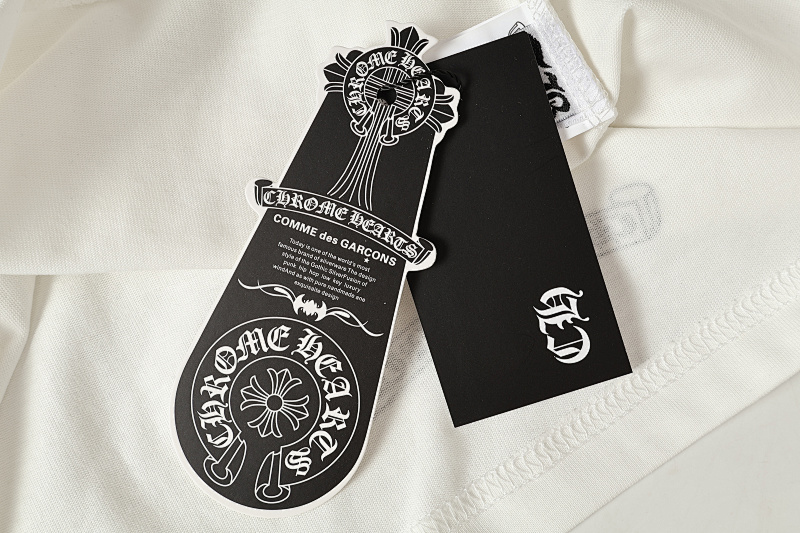 Chrome Hearts Black White Graphic 2232 Short Sleeve T-Shirt