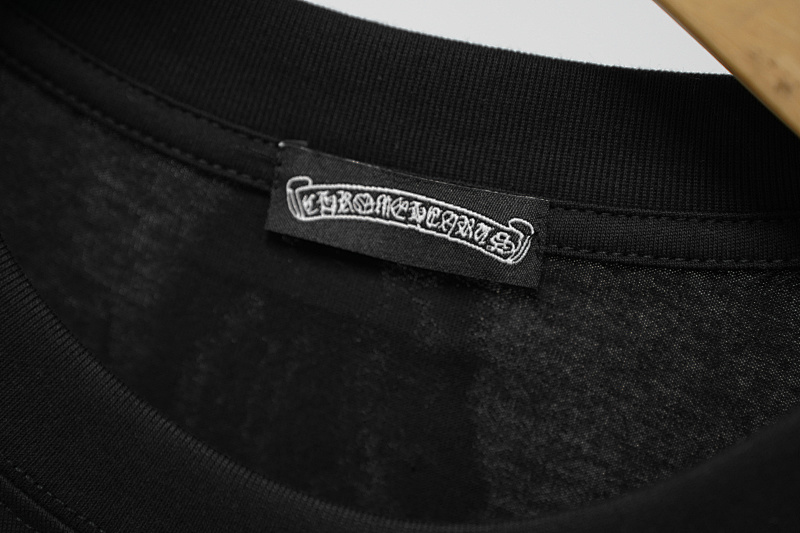 Chrome Hearts Black White Graphic 2234 Short Sleeve T-Shirt