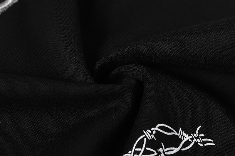 Chrome Hearts Black White Graphic 2234 Short Sleeve T-Shirt