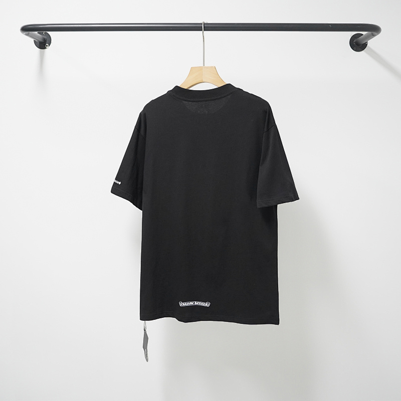 Chrome Hearts Black White Graphic 2237 Short Sleeve T-Shirt