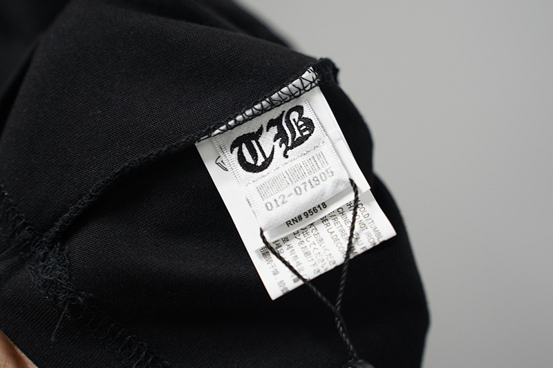 Chrome Hearts Black White Graphic 2237 Short Sleeve T-Shirt