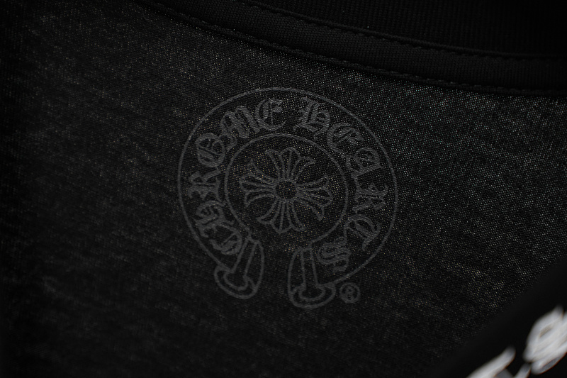 Chrome Hearts Black White Graphic 2237 Short Sleeve T-Shirt