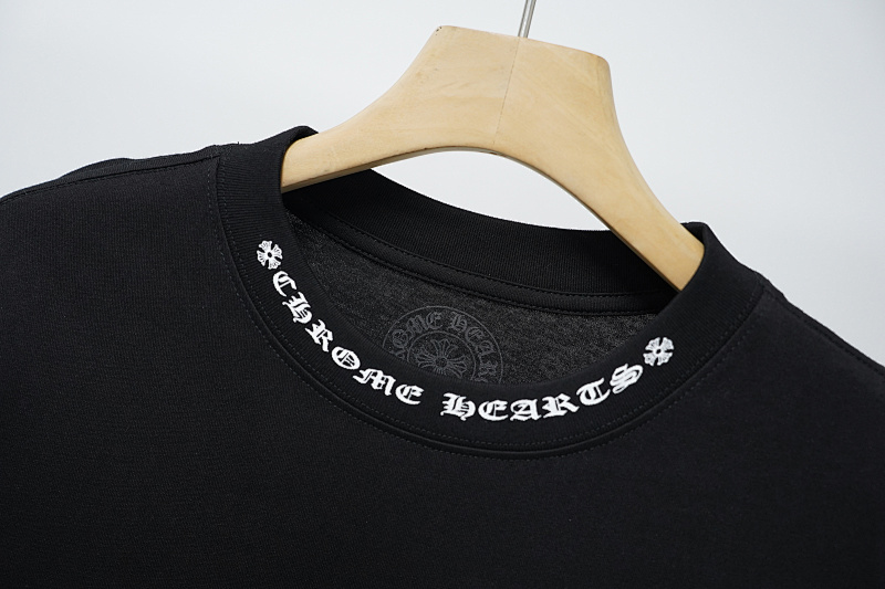 Chrome Hearts Black White Graphic 2237 Short Sleeve T-Shirt