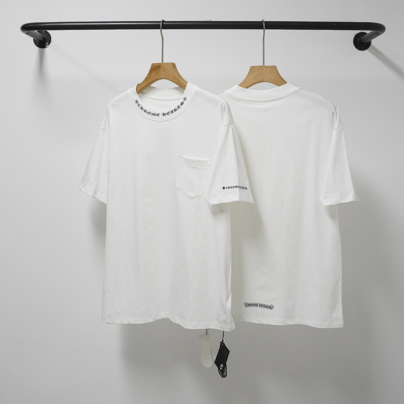 Chrome Hearts Black White Graphic 2237 Short Sleeve T-Shirt