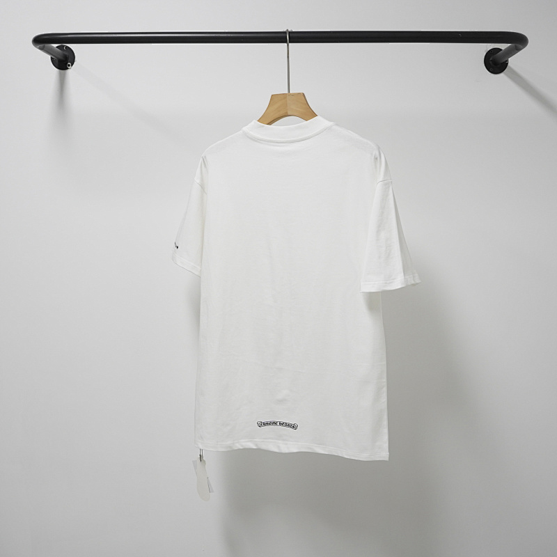Chrome Hearts Black White Graphic 2237 Short Sleeve T-Shirt