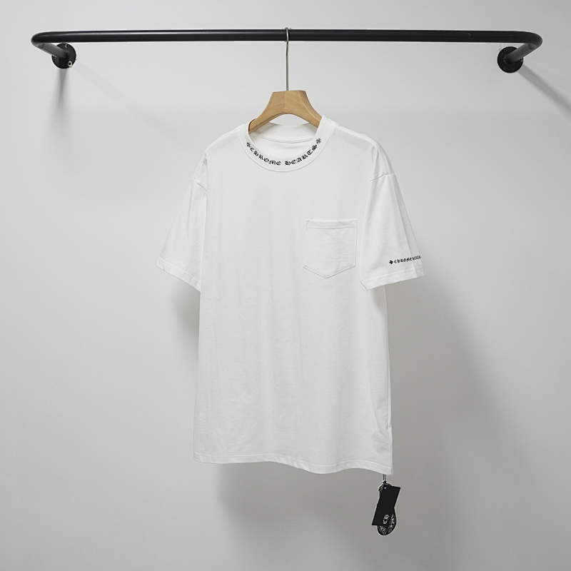 Chrome Hearts Black White Graphic 2237 Short Sleeve T-Shirt