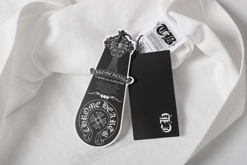 Chrome Hearts Black White Graphic 2237 Short Sleeve T-Shirt
