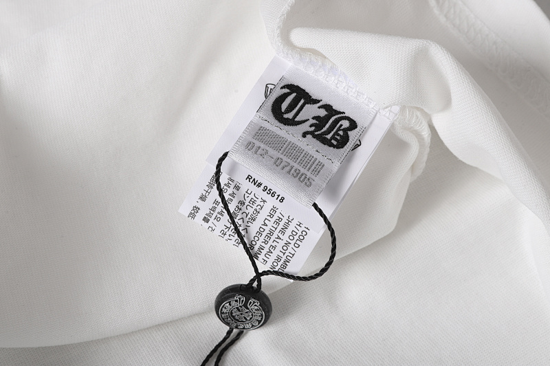 Chrome Hearts Black White Graphic 2237 Short Sleeve T-Shirt