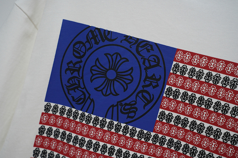 Chrome Hearts Black White Graphic 2240 Short Sleeve T-Shirt