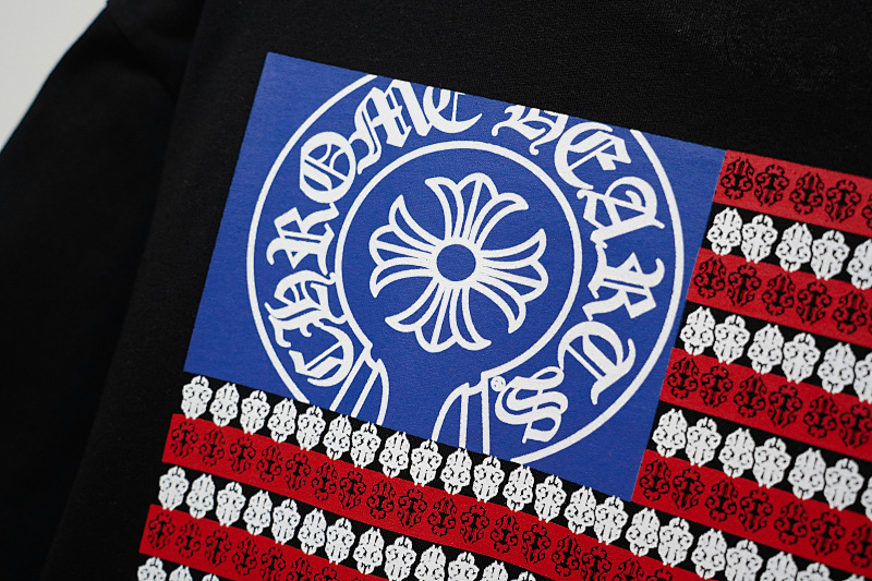 Chrome Hearts Black White Graphic 2240 Short Sleeve T-Shirt