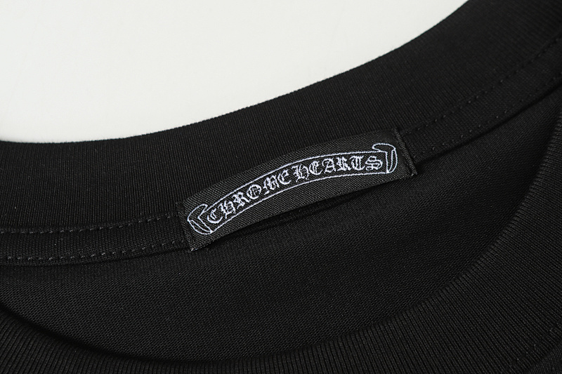 Chrome Hearts Black White Graphic 2255 Short Sleeve T-Shirt