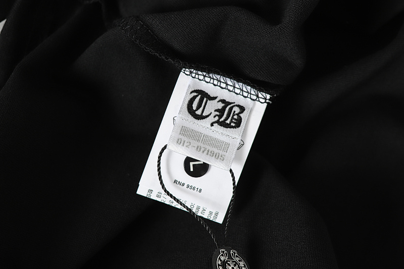 Chrome Hearts Black White Graphic 2255 Short Sleeve T-Shirt
