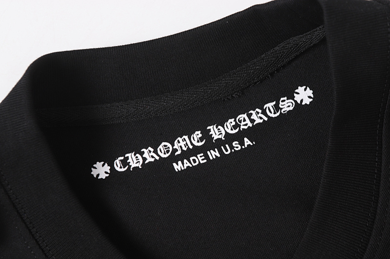 Chrome Hearts Black White Gray Black White 2021 Short Sleeve T-Shirt