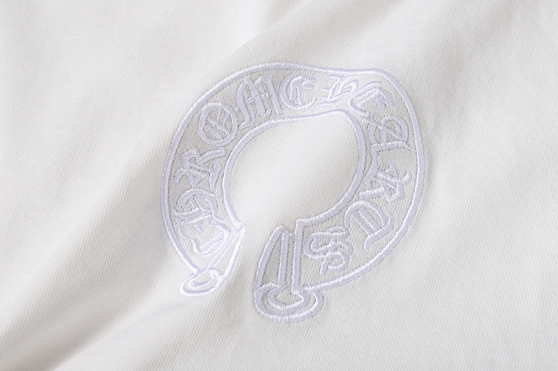 Chrome Hearts Black White Gray Black White 2215 Short Sleeve T-Shirt