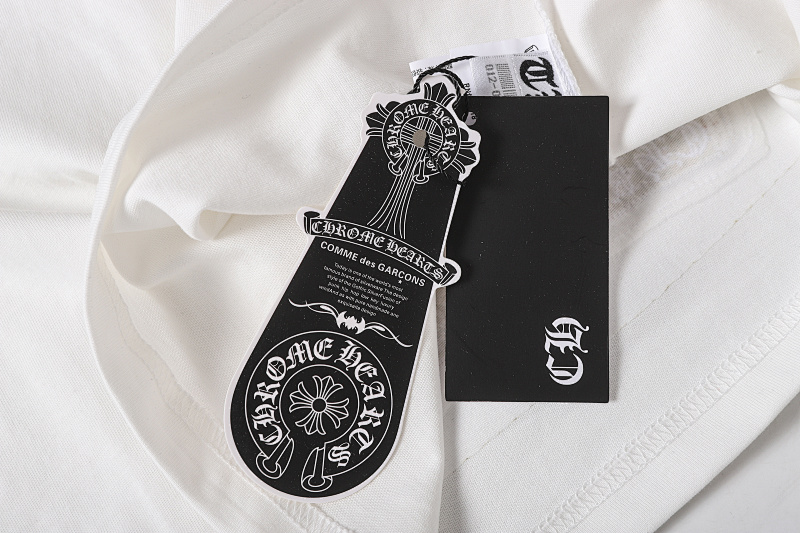 Chrome Hearts Black White Gray Black White 2215 Short Sleeve T-Shirt