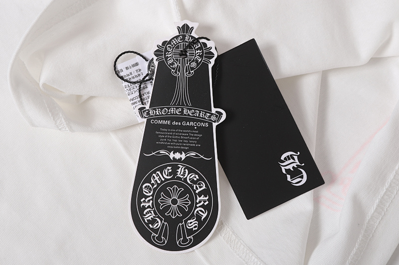 Chrome Hearts Black White Gray Black White 2233 Short Sleeve T-Shirt