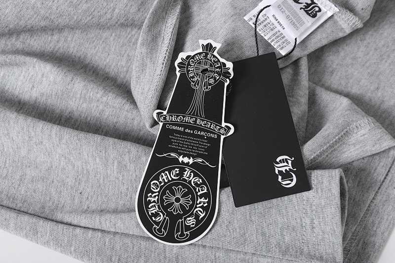 Chrome Hearts Black White Gray Black White 2233 Short Sleeve T-Shirt