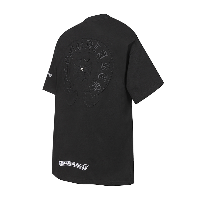 Chrome Hearts Black White Gray Black White 2239 Short Sleeve T-Shirt