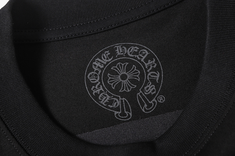 Chrome Hearts Black White Gray Black White 2239 Short Sleeve T-Shirt