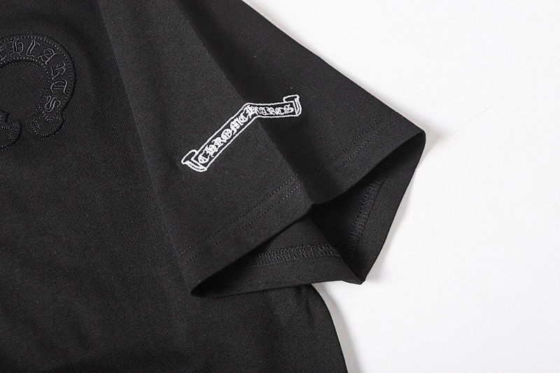 Chrome Hearts Black White Gray Black White 2239 Short Sleeve T-Shirt