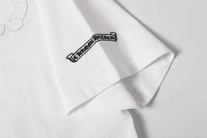 Chrome Hearts Black White Gray Black White 2239 Short Sleeve T-Shirt