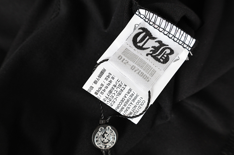 Chrome Hearts Black White Pink Black White 2221 Short Sleeve T-Shirt