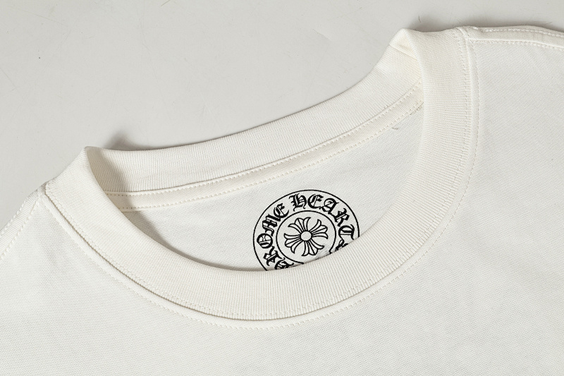 Chrome Hearts Black White Pink Black White 2221 Short Sleeve T-Shirt