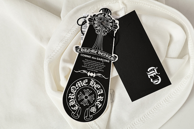 Chrome Hearts Black White Pink Black White 2221 Short Sleeve T-Shirt