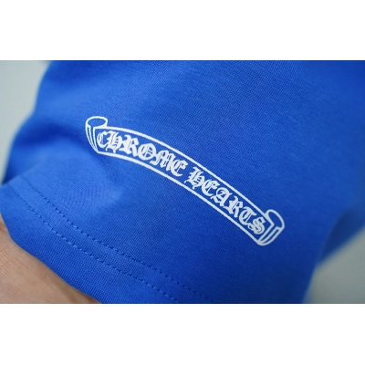 Chrome Hearts Blue Graphic 2214 Short Sleeve T-Shirt 02