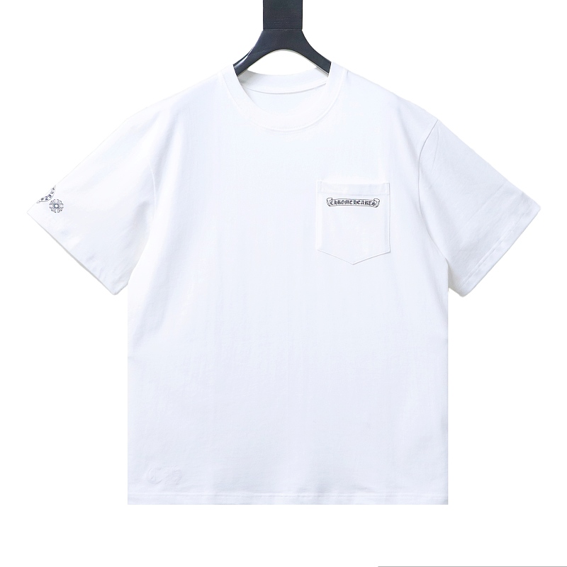 Chrome Hearts Colorful Cross Cross Print CH Short Sleeve T-Shirt