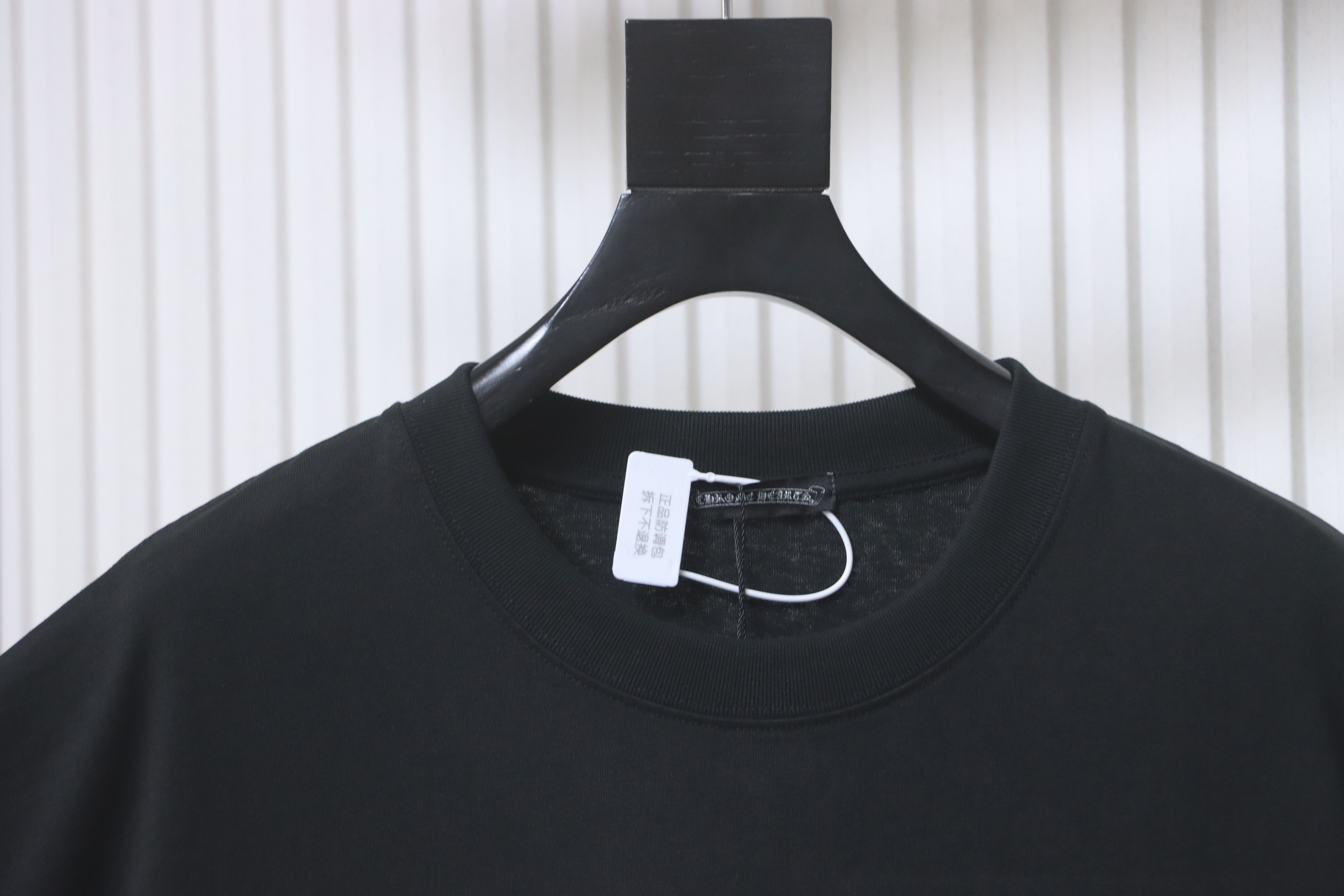 Chrome Hearts Cross Leather Label Hardware Short Sleeve T-Shirt Style 2