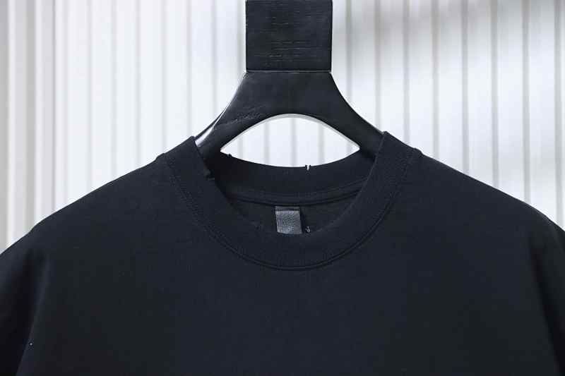 Chrome Hearts Cross Leather Label Label Strip Short Sleeve T-Shirt Style 2